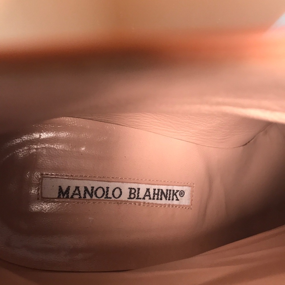 Manila Blahnik ankle boots, size 39 1/2.